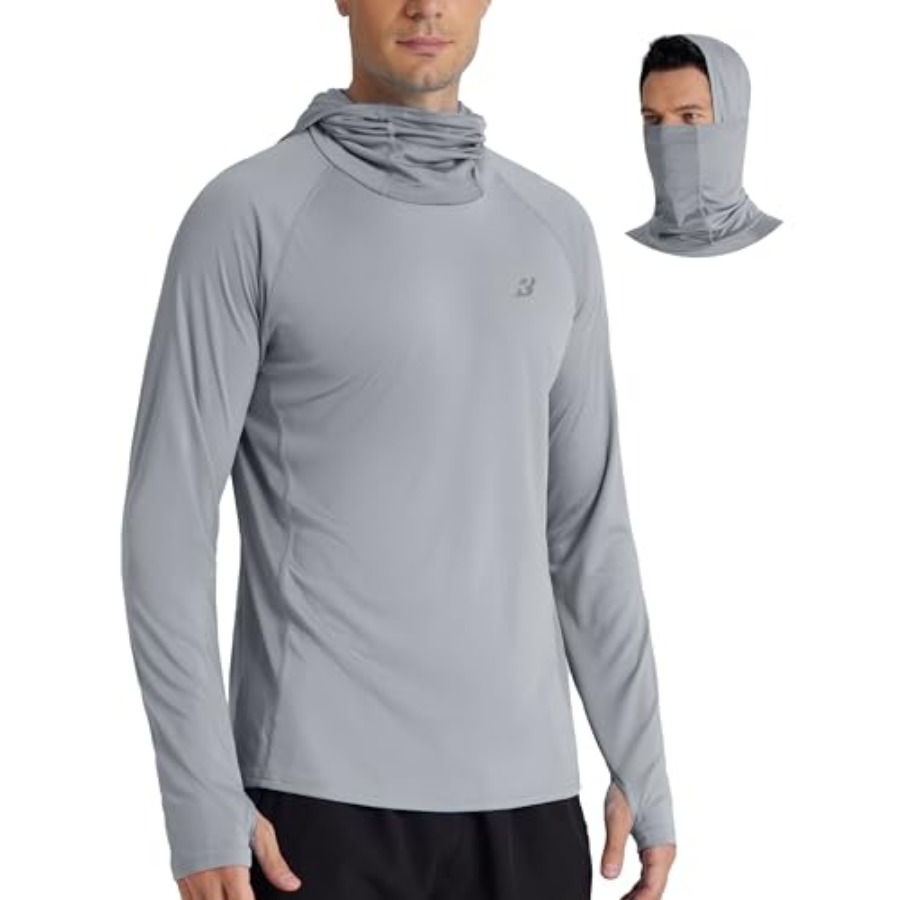 Fishing Shirt Uv Protection - Roadbox UPF 50+ Men's Hooded Fishing