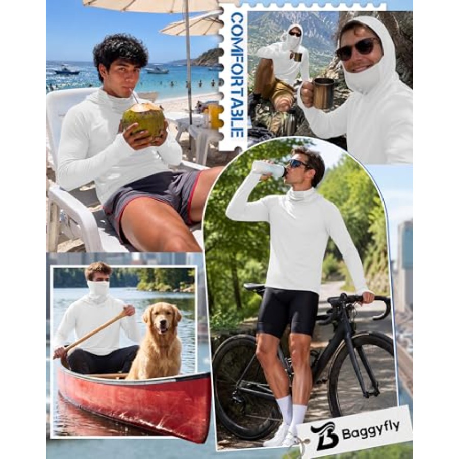 Men's UPF 50+ Sun Protection H - Fishing Hoodie recensione e prezzo