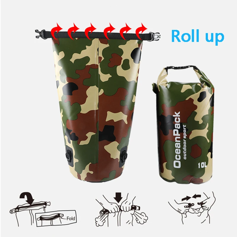 Waterproof Dry Bag Camouflage  - Fishing Bag Waterproof recensione e prezzo