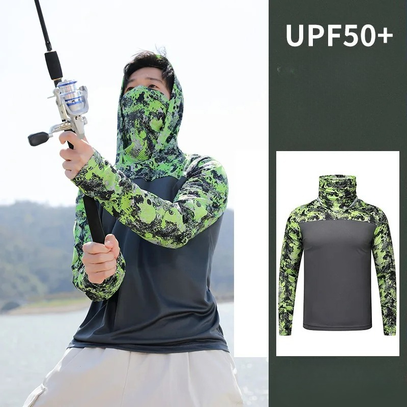 Fishing Shirt Hooded Men Sunsc - Fishing Hoodie recensione e prezzo