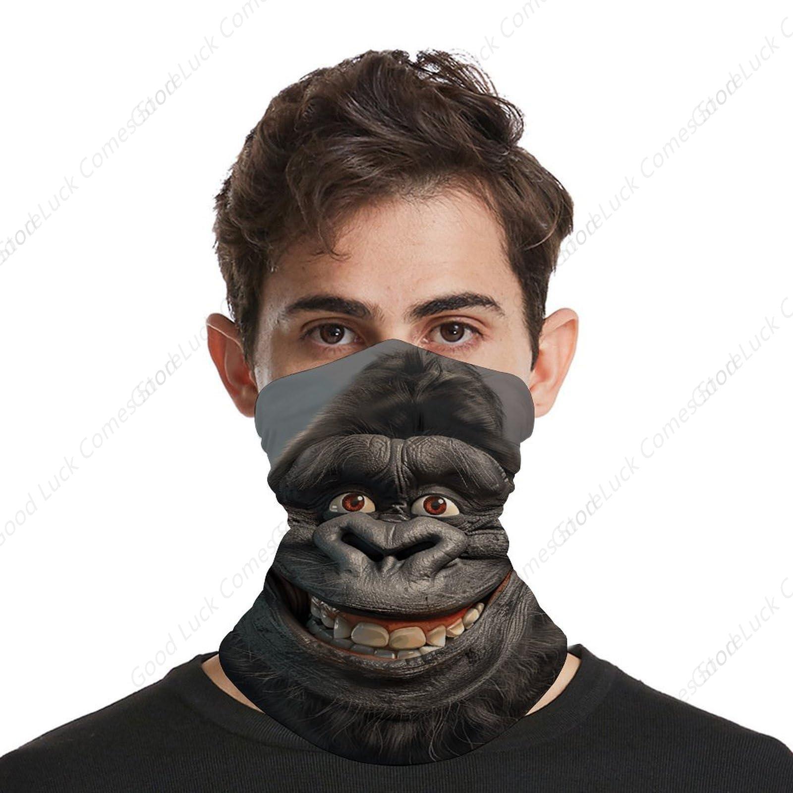Smiling Gorilla Photo Bandana  - Fishing Mask Sun Protection recensione e prezzo