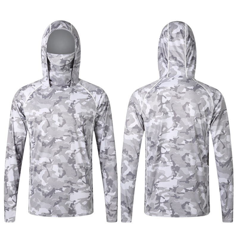 Camouflage Fishing T-shirt wit - Fishing Shirt Uv Protection recensione e prezzo