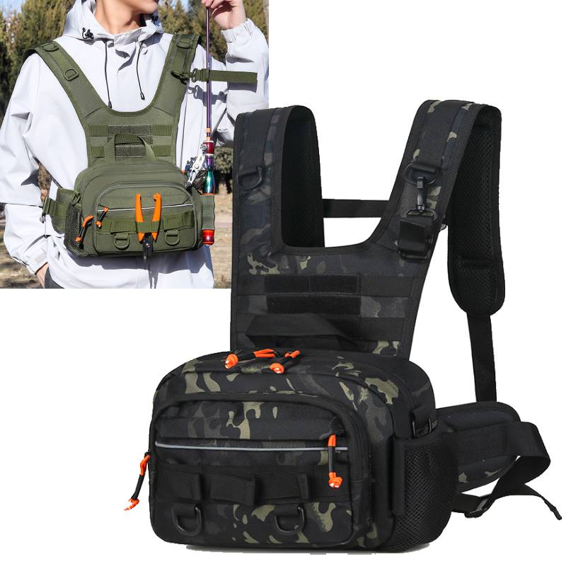 Men Chest Bag Tactical Fishing - Fishing Vest recensione e prezzo