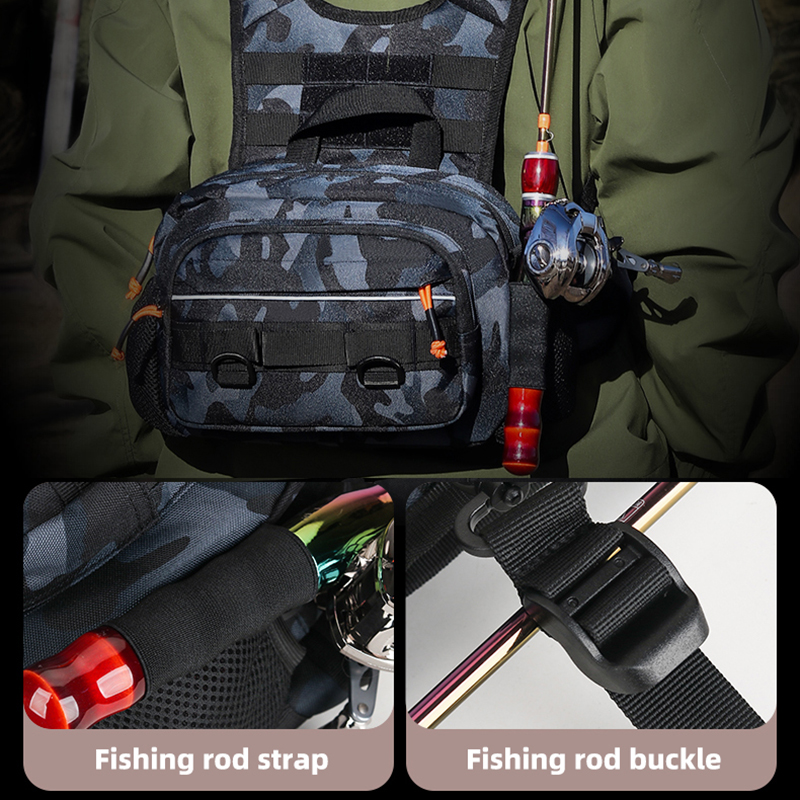 Men Chest Bag Tactical Fishing - Fishing Vest recensione e prezzo