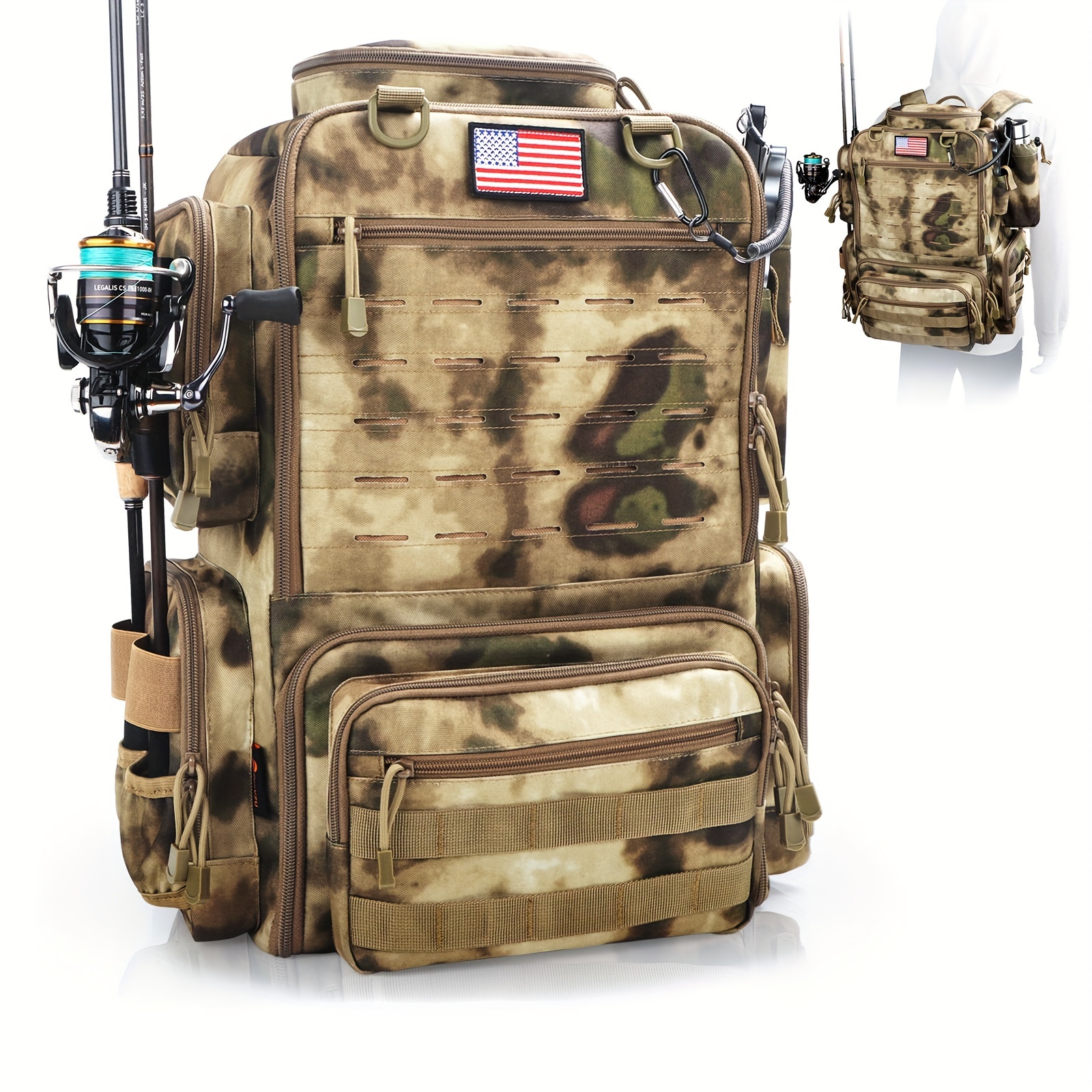 A Spacious 11.89gal Fishing Ba - Fishing Backpack recensione e prezzo